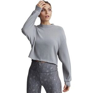 Varley Women's Medium Dunn Cropped Sweater with Drawstring Waist